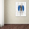 Trademark Fine Art LightBoxJournal 'The Blue Moose - Feathers' Canvas Art, 14x19 ALI10336-C1419GG